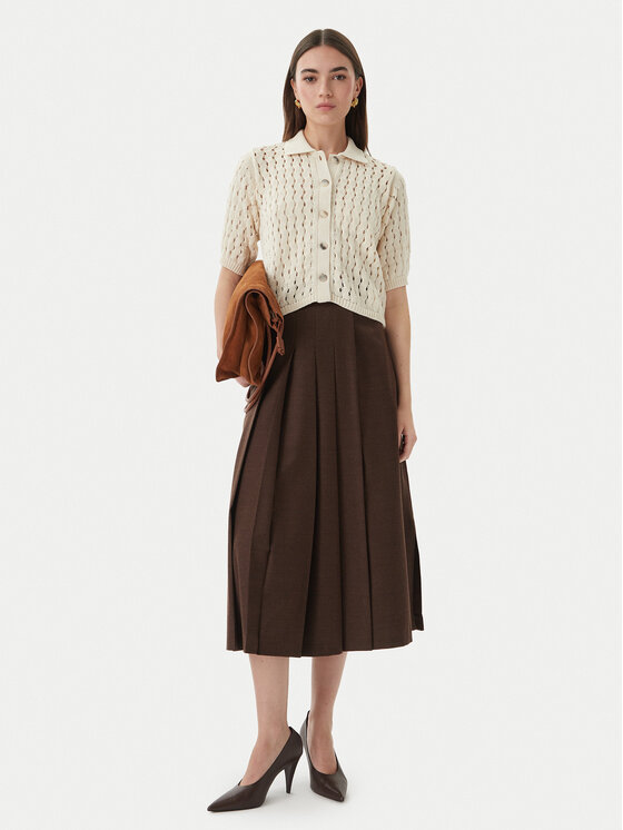 Marella Marella Kardigan Voto 2613341055 Écru Regular Fit