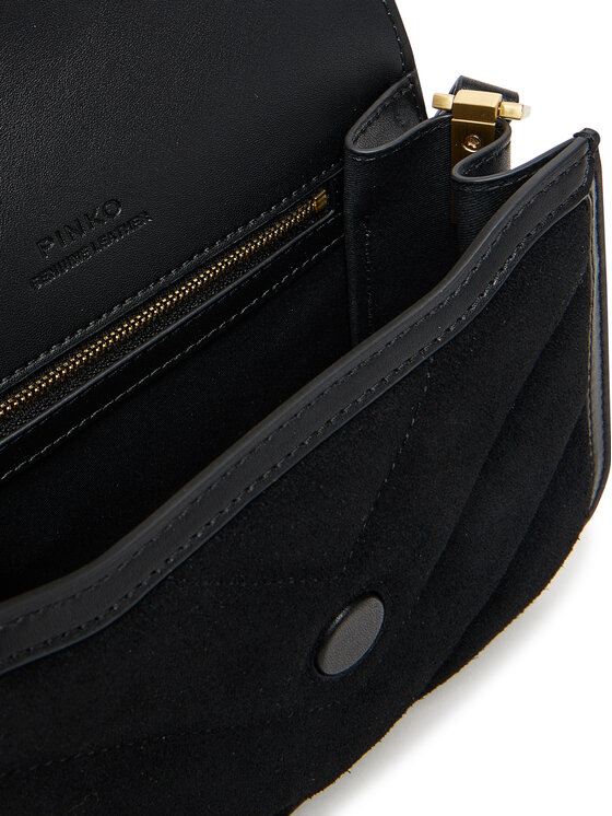PINKO PINKO Torbica Love Box Bag Fl Mini AI 25-26 PLTT 104297 A2JH Crna