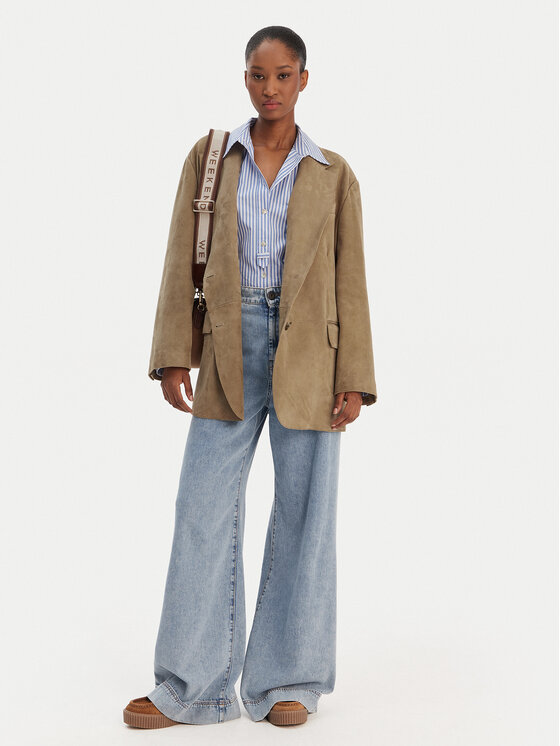 Weekend Max Mara Weekend Max Mara Sakko Cedro 2615441051 Khakifarben Relaxed Fit