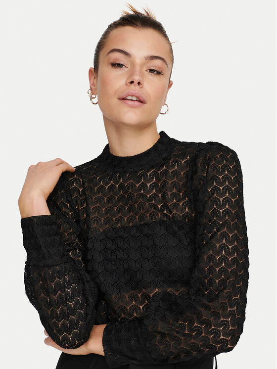 JDY JDY Блузка Avery 15268408 Чорний Regular Fit