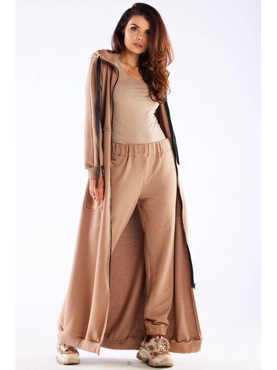 Infinite You Infinite You Mikina M277 Béžová Basic Fit