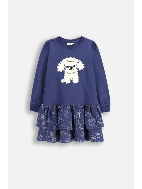 Coccodrillo Coccodrillo Sukienka ZC5129102FGK-015 Granatowy Regular Fit