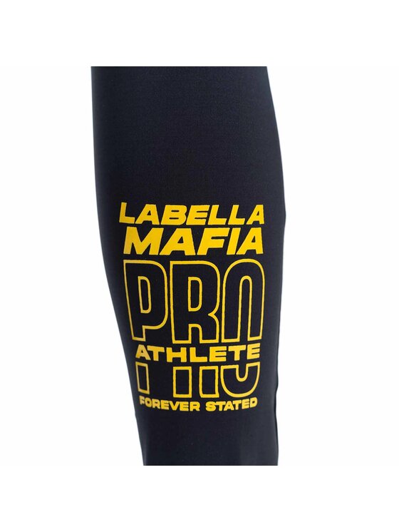 LaBellaMafia LaBellaMafia Legginsy LABELLAMAFIA LEGGING ESSENTIALS BLACK Czarny Regular Fit