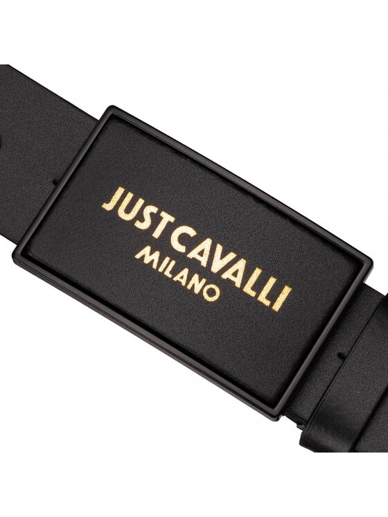Just Cavalli Just Cavalli Pánský pásek 79QA6F10.ZP296 Černá