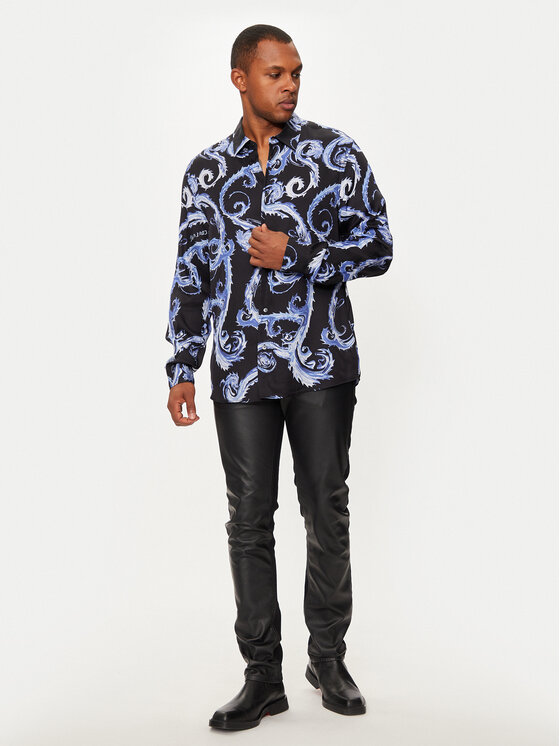 Versace Jeans Couture Versace Jeans Couture Koszula 77GAL2R0 Czarny Regular Fit