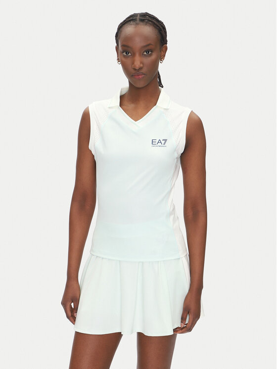 EA7 Emporio Armani EA7 Emporio Armani Технічна футболка 7W000200 AF13282 M9040 Білий Regular Fit