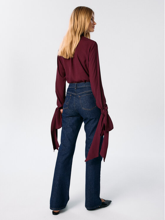 MARI PRETI MARI PRETI Blusa Luna Bordeaux Regular Fit