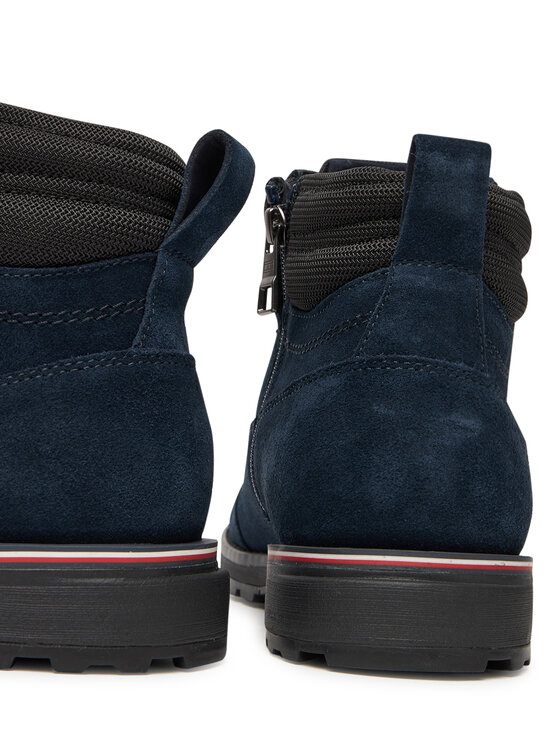 Tommy Hilfiger Tommy Hilfiger Kotníková obuv Corporate W FM0FM05605 Tmavomodrá