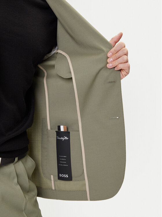 BOSS BOSS Sacou C-Hanry 50545800 Verde Slim Fit