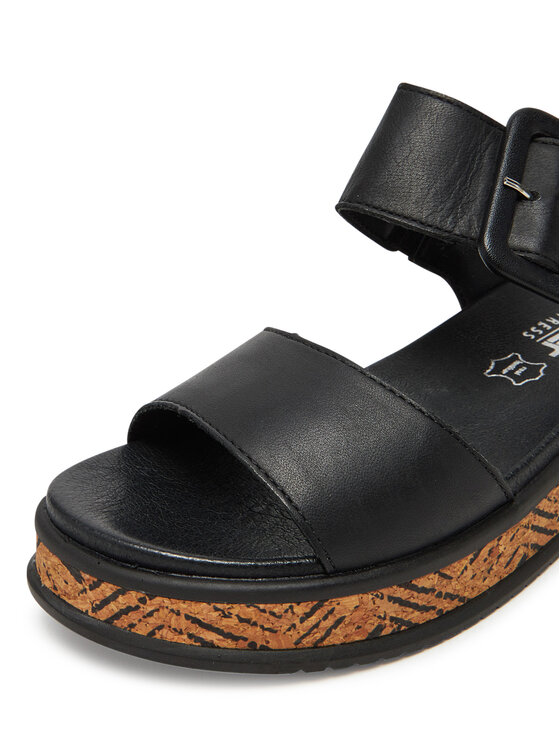 Rieker Rieker Sandali W0800-00 Črna
