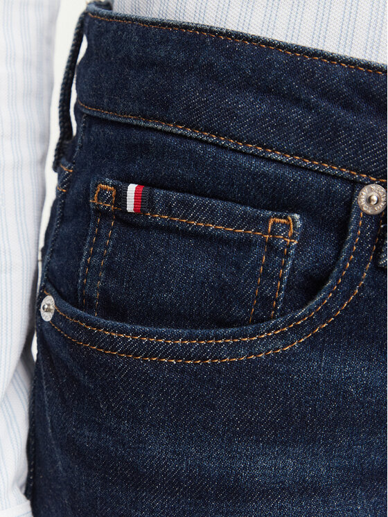 Tommy Hilfiger Tommy Hilfiger Τζιν Harlow WW0WW52184 Σκούρο μπλε Slim Fit
