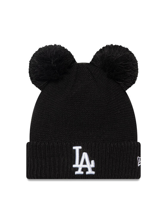 New Era Cepure Wmns Double Pom 60565277 Melns