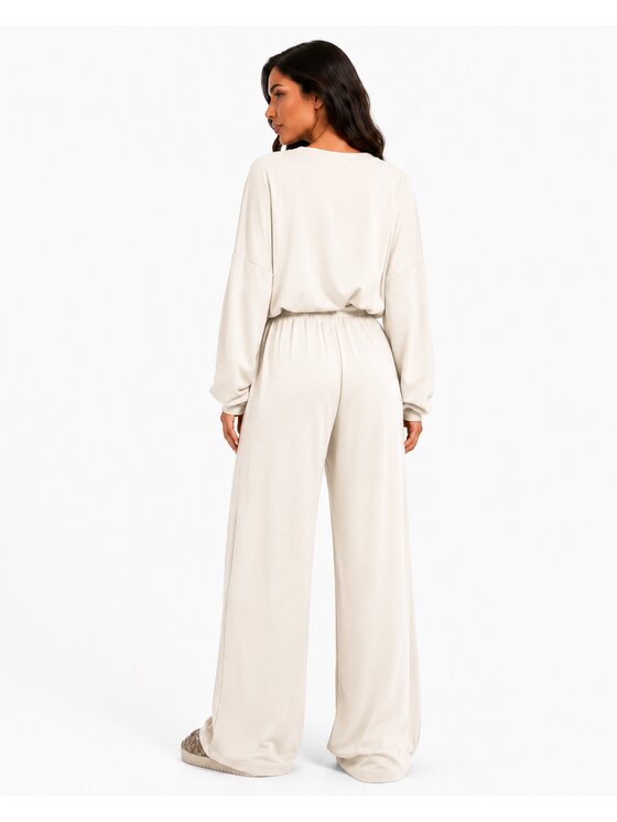 Agatha Studio Agatha Studio Dres A26SS-KA-K26 Kremowy Oversize