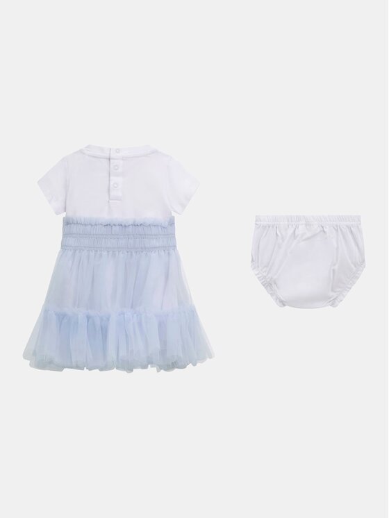 Guess Kids Guess Kids Sukienka codzienna 171961 Biały Classic Fit