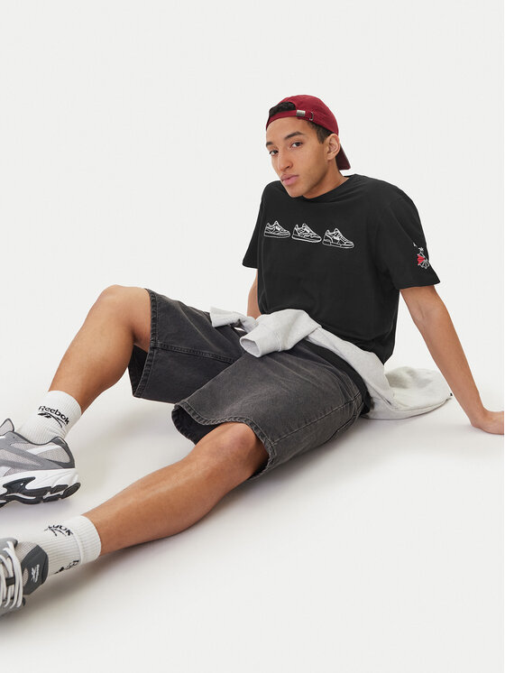 Reebok Reebok Majica Harley RK25569CCM Črna Regular Fit