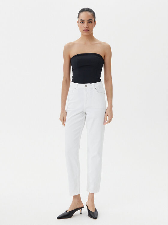 Fracomina Fracomina Jeans hlače FP25SVD005W77001 Bela Carrot Fit