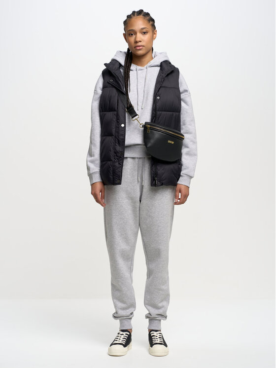 BIG STAR BIG STAR Spodnie dresowe foxie_901 Szary Jogger Fit