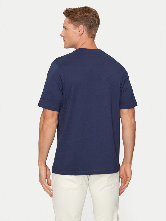 Kappa Kappa Majica Logo Korpo Cromen 303HZ70 Mornarsko modra Regular Fit
