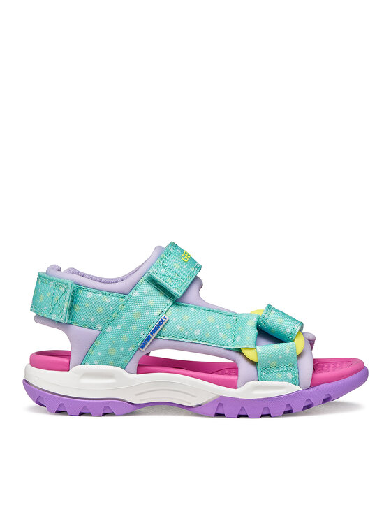 Geox Geox Sandály Jr Borealis Girl J550WA 015AN C4A8R M Tyrkysová