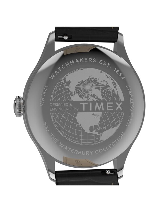 Timex Timex Zegarek TW2Y92000 Czarny