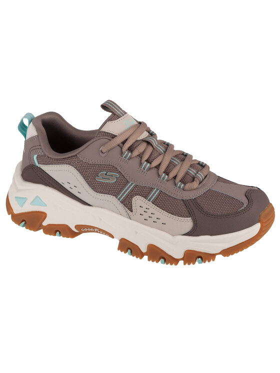 Skechers Skechers Buty do biegania Skechers D'Lites Hiker Brązowy