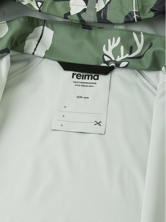 Reima Reima Vodootporna jakna Vesi 5100025A Zelena Regular Fit