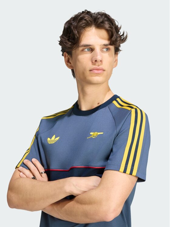adidas adidas Koszulka techniczna 171600 Niebieski jasny Slim Fit