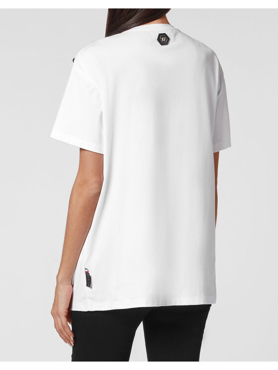 PHILIPP PLEIN PHILIPP PLEIN T-Shirt 3367 Bílá Regular Fit