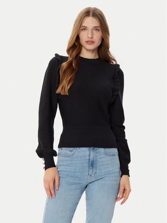 Morgan Morgan Sweater 242-MGENEVA Fekete Slim Fit