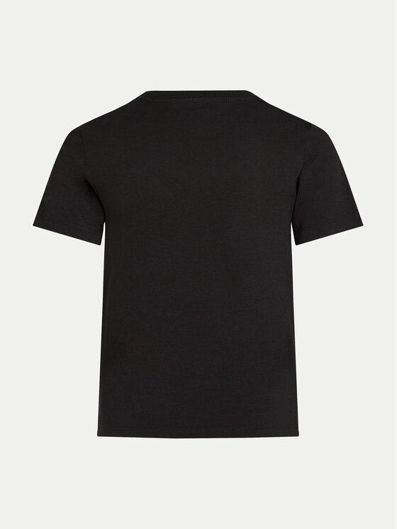 Calvin Klein Jeans Calvin Klein Jeans T-shirt Monologo IU0IU00678 Crna Regular Fit
