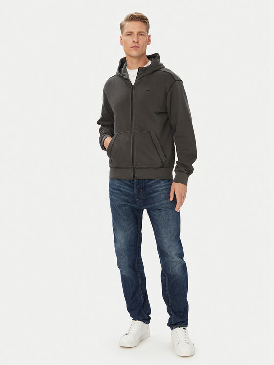 G-Star Raw G-Star Raw Majica dugih rukava Unit D30718 D969 Crna Regular Fit