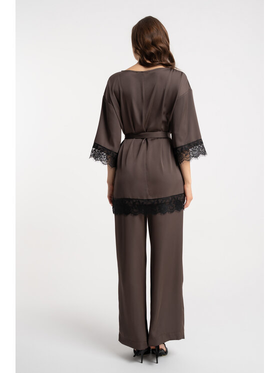 CLICK CLICK Τουνίκ 10-6178 Καφέ Oversize