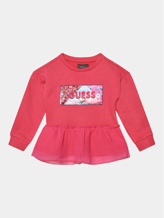 Guess Guess Särkpluus K3BQ04 KAV34 Roosa Regular Fit