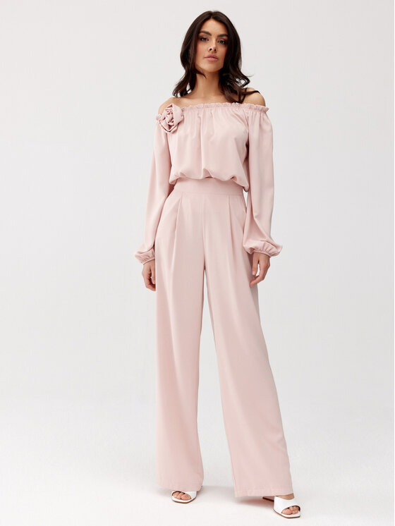 Roco Fashion Roco Fashion Bluzka Rosie Różowy Regular Fit