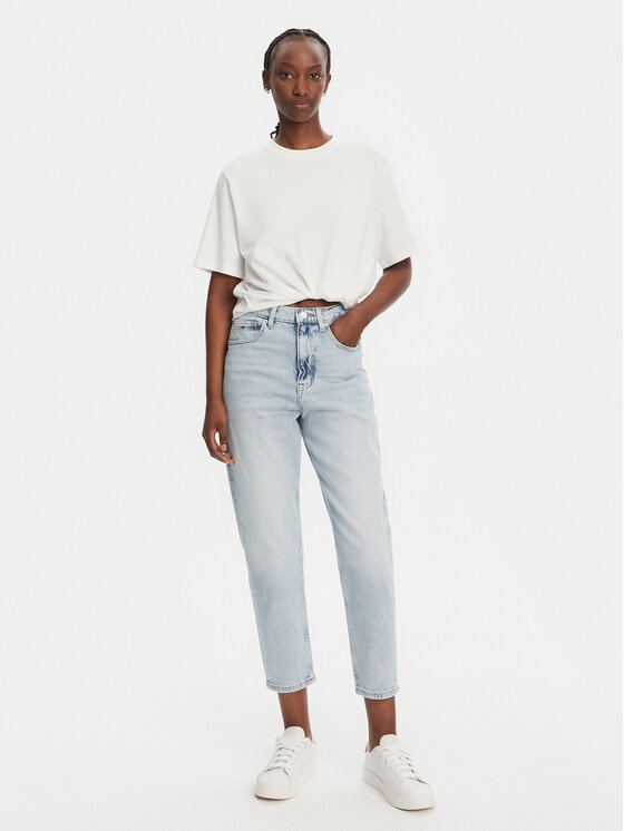 Tommy Jeans Tommy Jeans Jeansy DW0DW20656 Modrá Mom Fit