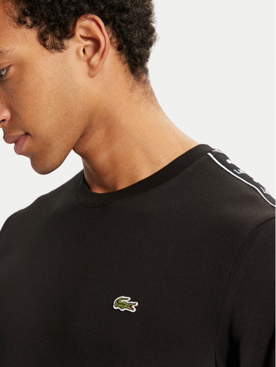 Lacoste Lacoste Футболка TH7404 Чорний Regular Fit