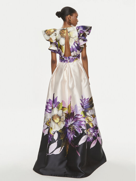 Babylon Babylon Večerné šaty S00855 Béžová Regular Fit