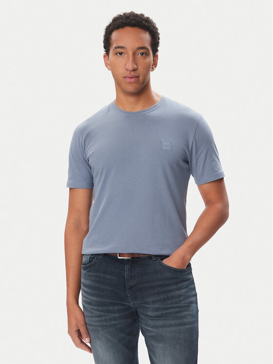 BOSS BOSS T-Shirt Tales  50508584 Modrá Relaxed Fit