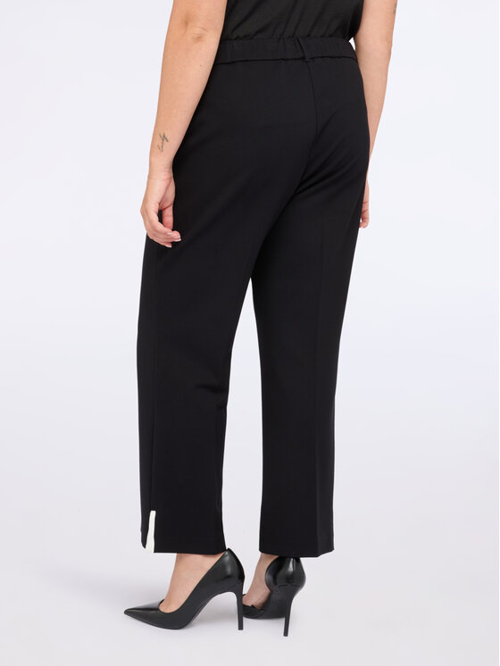 Fiorella Rubino Fiorella Rubino Pantaloni di tessuto P605L002179N033 Nero Cropp Fit