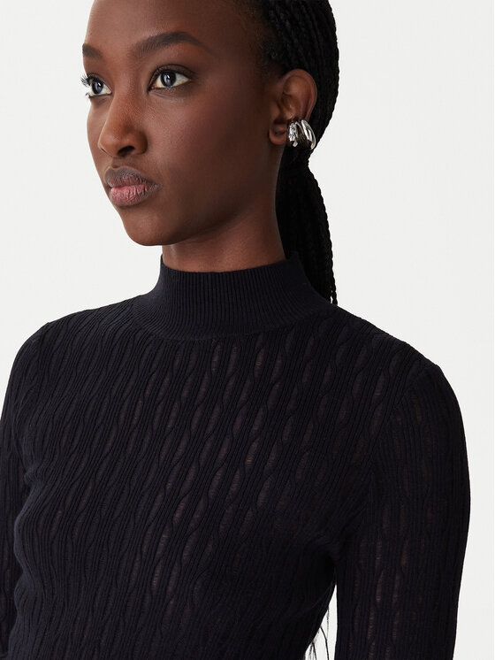 Patrizia Pepe Patrizia Pepe Светр 8K0368/K307-K103 Чорний Regular Fit