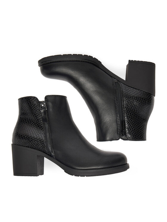 Clara Barson Clara Barson Stiefeletten CEO-WS6317-02 Schwarz