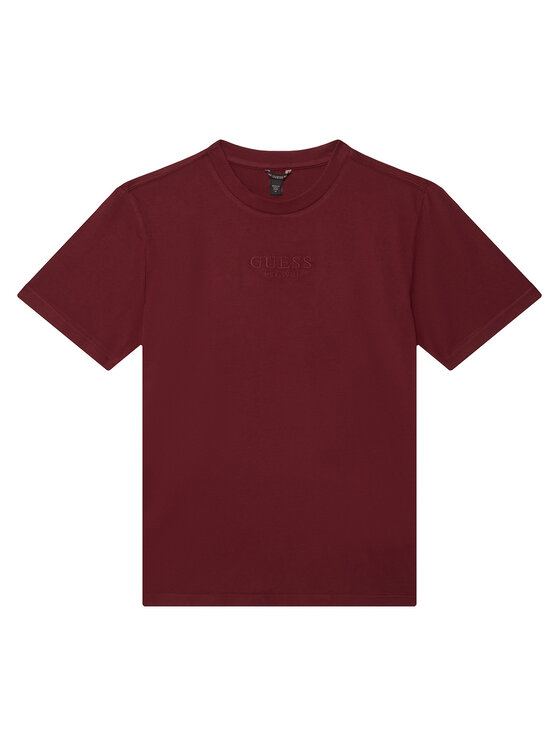Guess Guess T-Shirt L5RI36 K8HM4 Dunkelrot Regular Fit