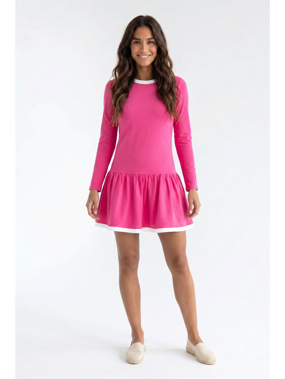 FIGL FIGL Sukienka codzienna M1379 Fioletowy jasny Straight Fit