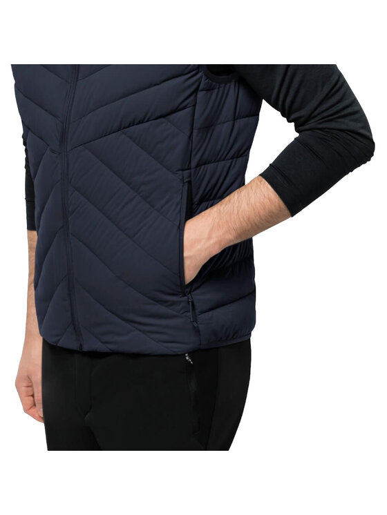 Jack Wolfskin Jack Wolfskin Gilet Jack Wolfskin Athletic Down Vest M Blu scuro Regular Fit
