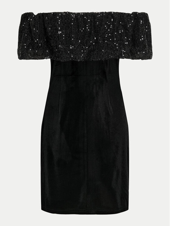 ONLY ONLY Kokteilinė suknelė Tanya 15336170 Juoda Regular Fit
