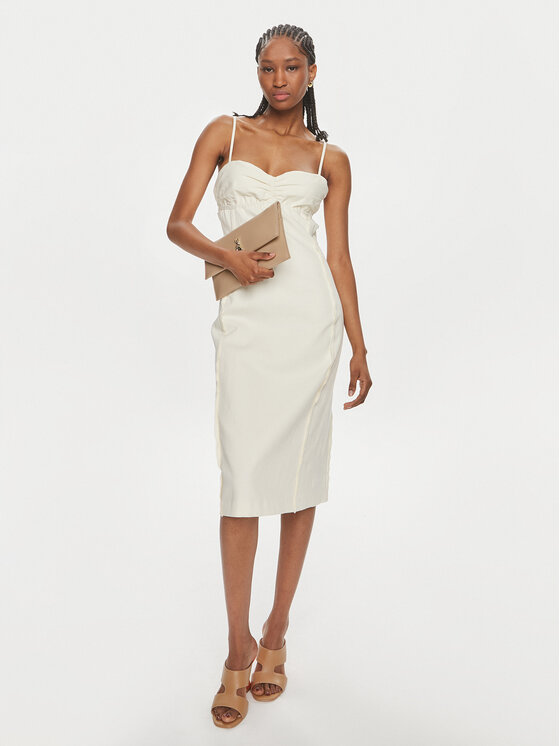 Samsøe Samsøe Samsøe Samsøe Rochie de blugi Salima F24100067 Écru Slim Fit