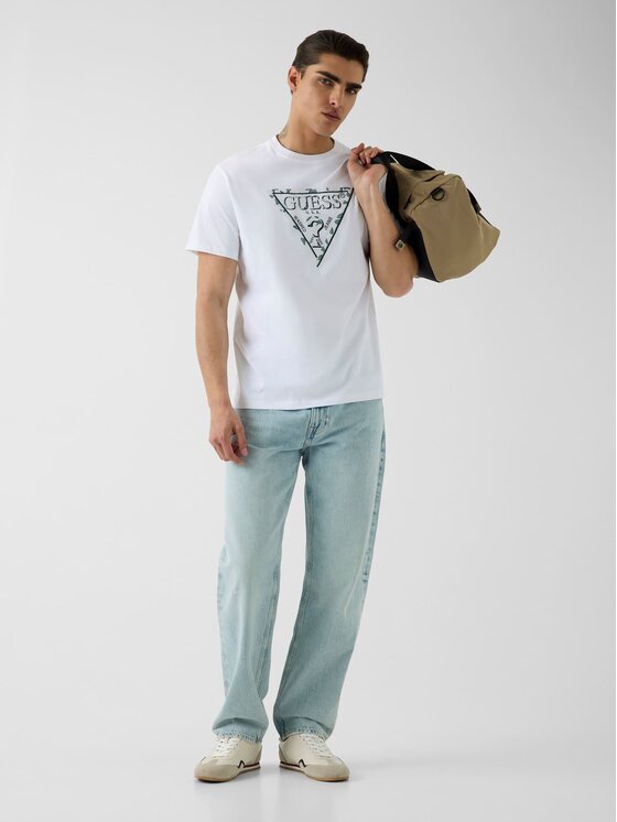 Guess Guess T-Shirt 183289 Bílá Classic Fit