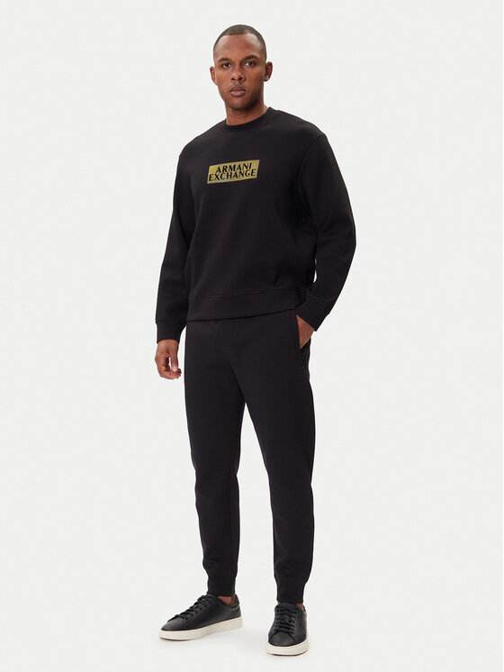 Armani Exchange Armani Exchange Melegítő alsó XM001886 AF10818 MC237 Fekete Slim Fit