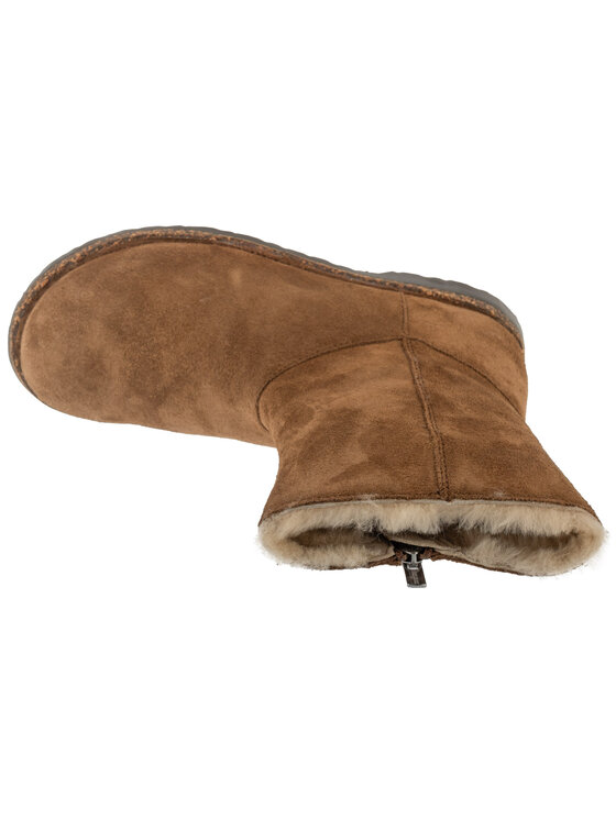 Birkenstock Birkenstock Śniegowce Uppsala Zip Shearling Brązowy