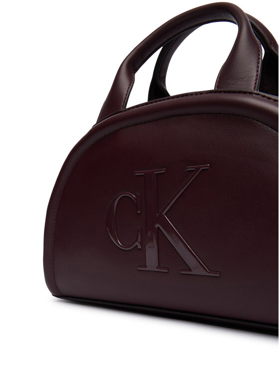 Calvin Klein Calvin Klein Handtasche Bold Ck Dome Crossbody LV04F3895G Dunkelrot